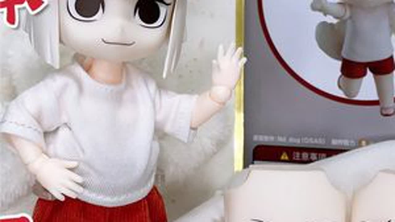 【开箱】非人哉 九月 GSC粘土人手办（改造素体/狐尾制作过程）  #非人哉 #非人哉九月 #娃娃 #敖烈