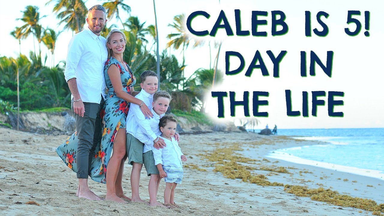 HE WON!  CALEB'S 5TH BIRTHDAY IN PUNTA CANA