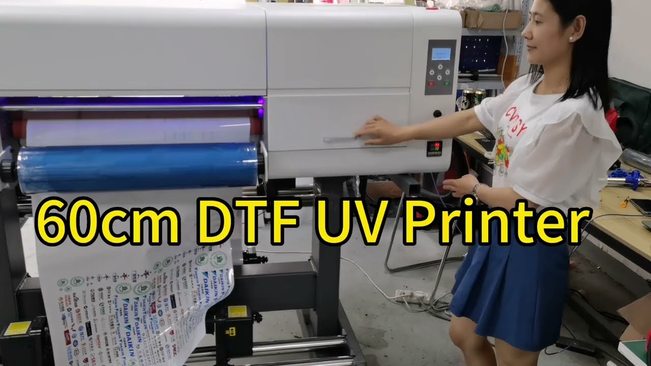 60CM DTF Crystal Label AB Film Sticker UV Printing Machine
