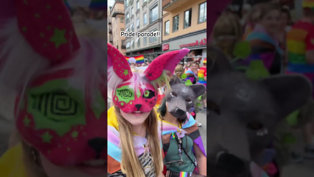 Pride parade!!! #alterhuman #furry #subscribe #therian #pride #genderfluid #pansexual #parade #fyp