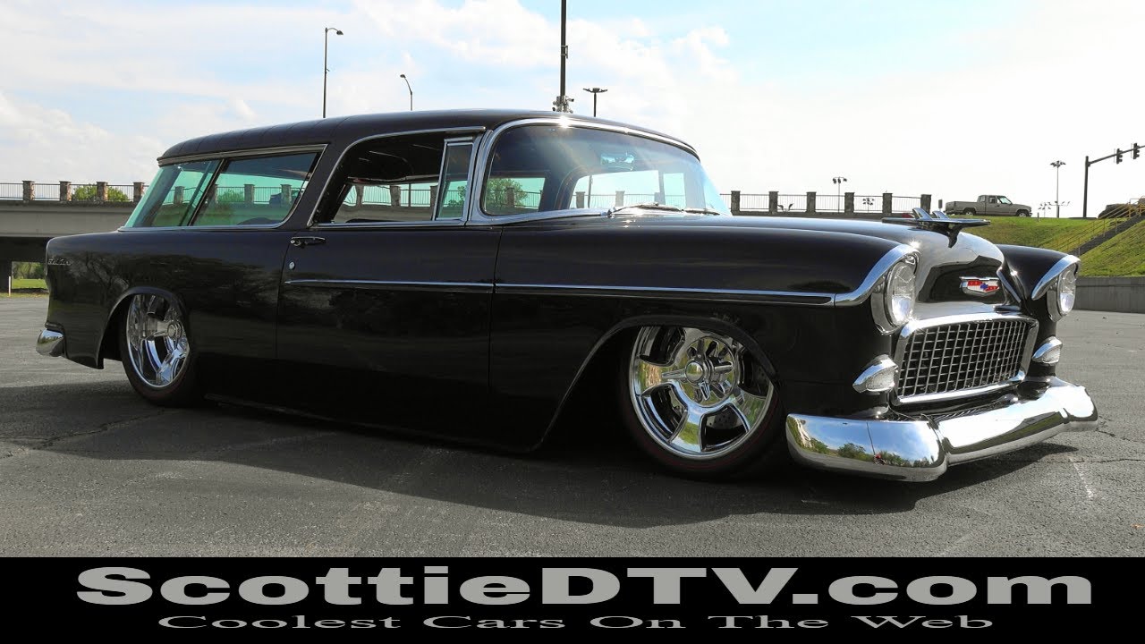 Stunning 1955 Chevy Nomad Wagon 'Stout' By Big Oak Garage At The 2024 Pigeon Forge Rod Run