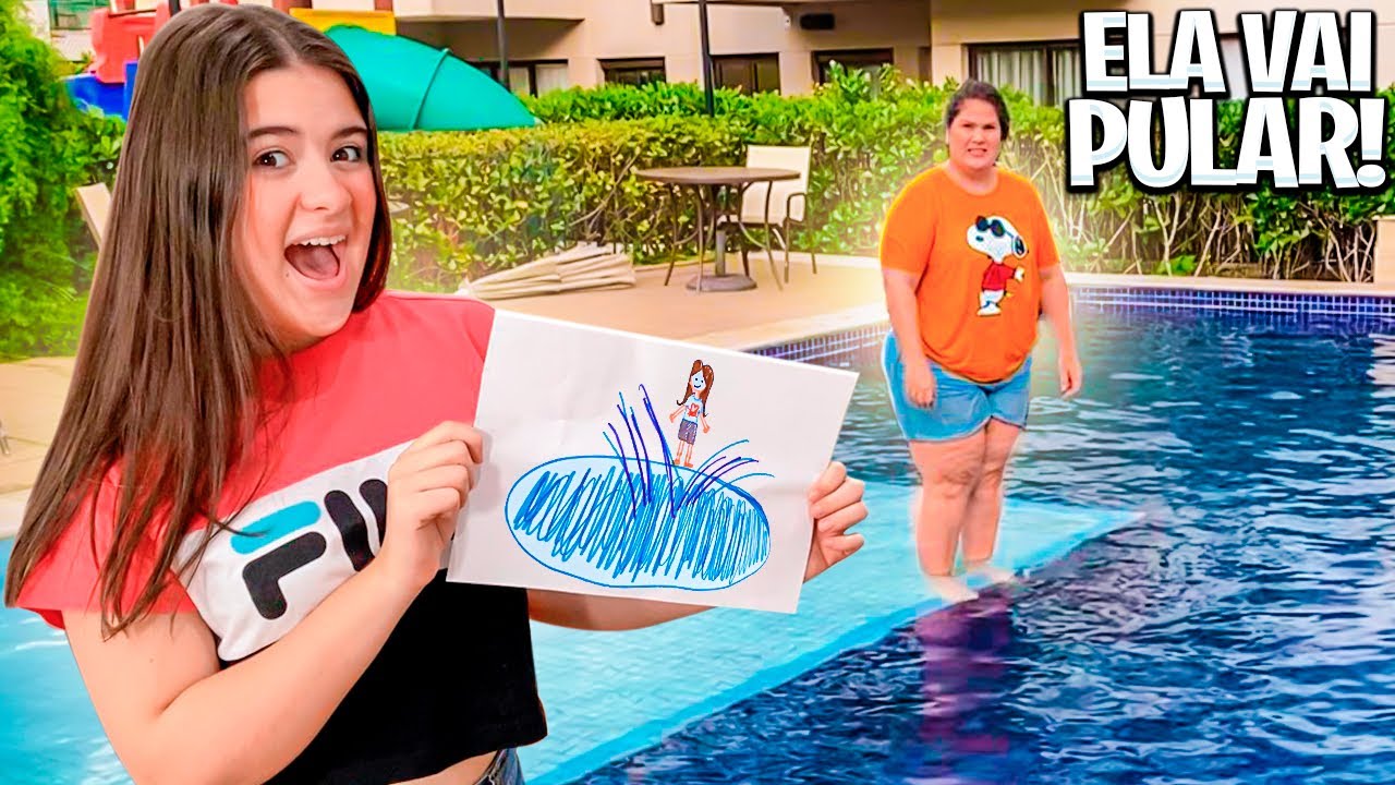 TUDO QUE ELA DESENHAR EU VOU FAZER!!