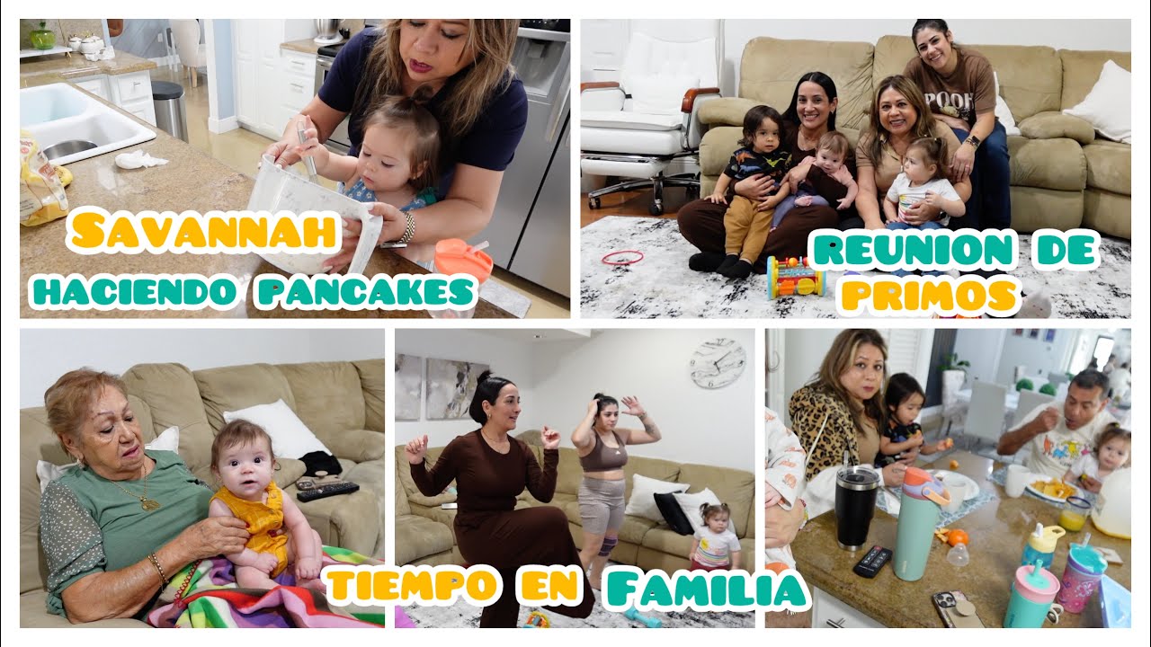 Cuando estan todo mis NIETOS pasa esto🥰 Llego Thiago Reunion de primos❣️ DESAYUNOS - MAÑANAS