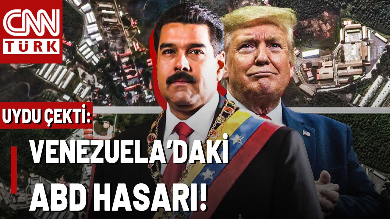 Uydu Çekti: ABD'nin Venezuela'ya Verdiği Hasar Bu Görüntüde! Venezuela Artık ABD Toprağı Mı?