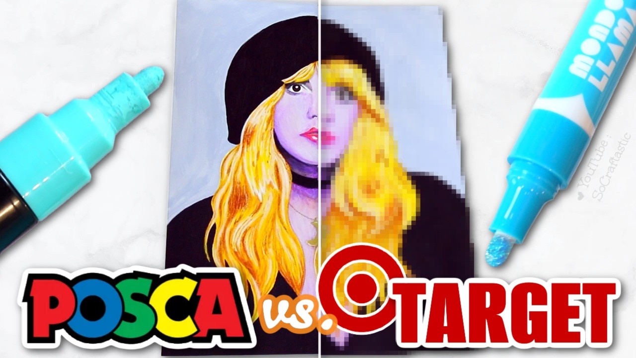 Is POSCA better than TARGET ACRYLIC PAINT MARKERS?!