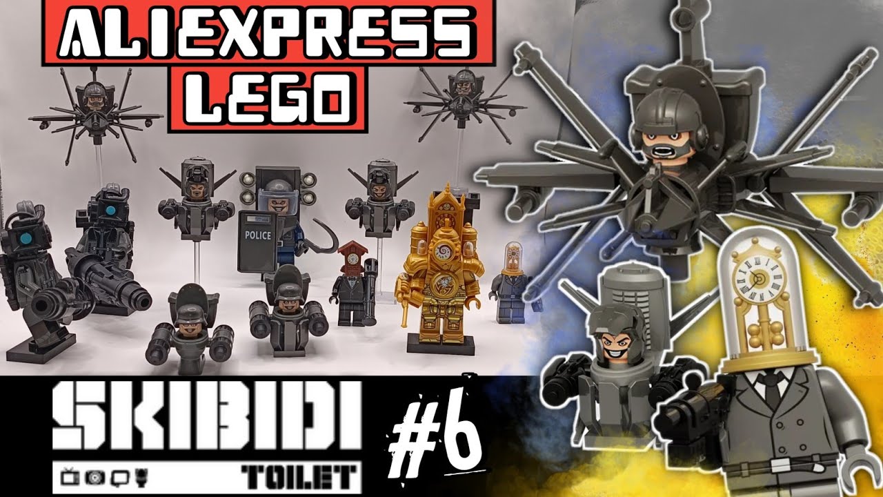 LEGO SKIBIDI TOILET#6▷АСТРО СКИБИДИСТЫ и ФИГУРКИ ПО DOM STUDIO