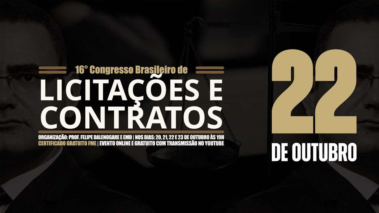 16º CONGRESSO BRASILEIRO DE LICITAÇÕES E CONTRATOS