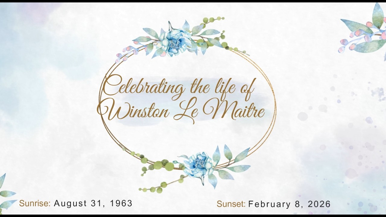 Celebrating the life of Winston Le Maitre