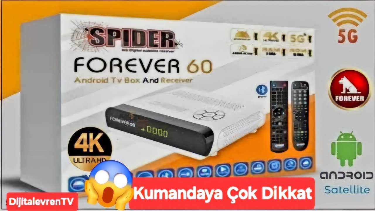 Spider Forever 60: En İyi Android Uydu Alıcı ve Kutusu mu?