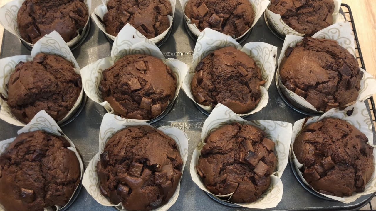 Muffins aux chocolat ultra moelleux