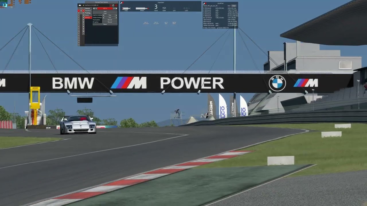 Ferrari F40 GTE Evo I '95, Assetto corsa, WIP#1