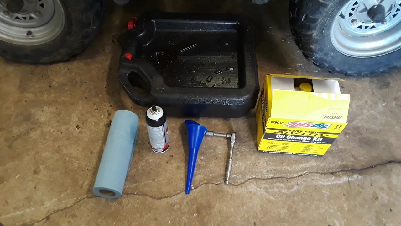 04 Замена масла Polaris Magnum 330