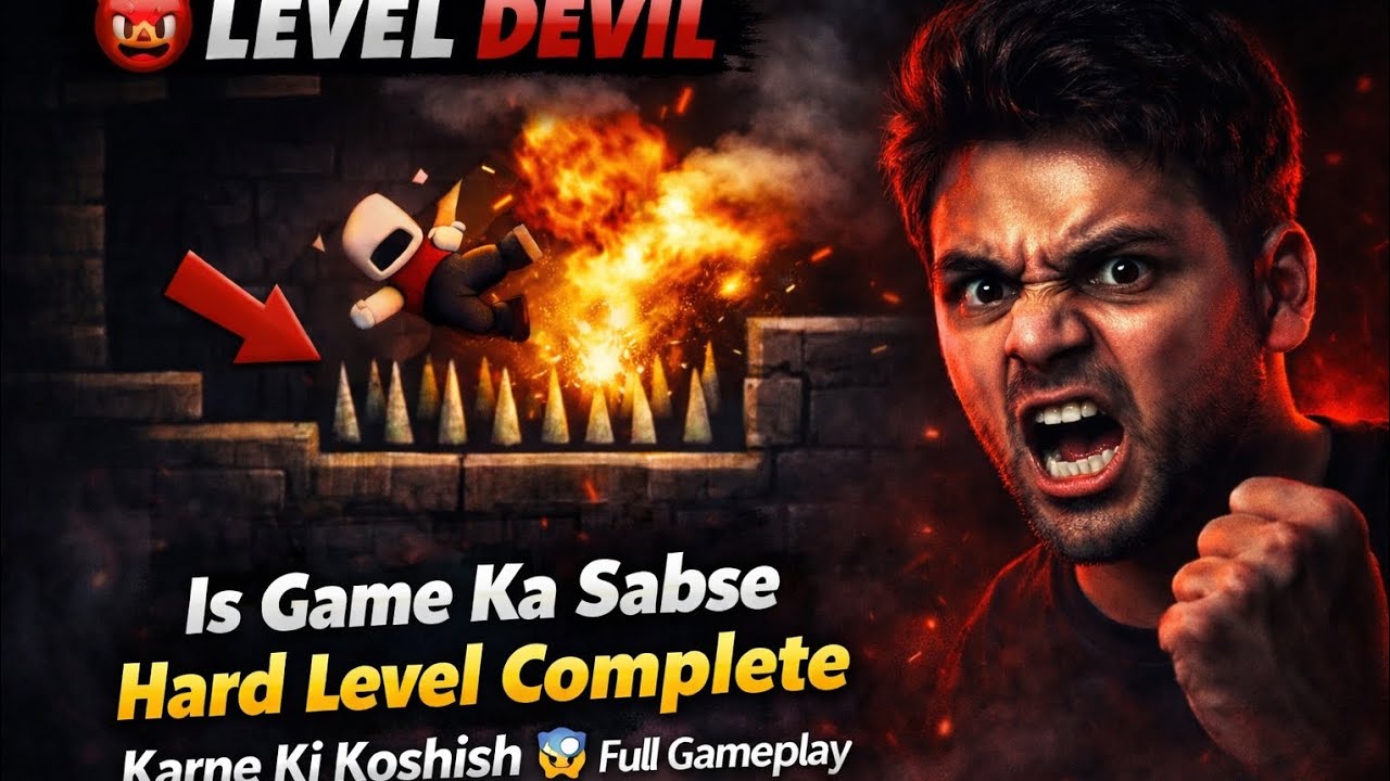 Is Game Ka Sabse Hard Level Complete Karne Ki Koshish 😱 Full Gameplay | Level Devil Game 🎮