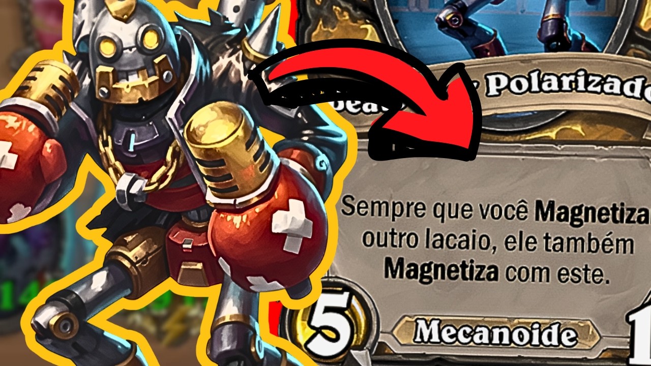 FICANDO IMBATÍVEL COM MAGNETIZAÇÕES COM ESSE LACAIO TIER 7 | HEARTHSTONE CAMPOS DE BATALHA