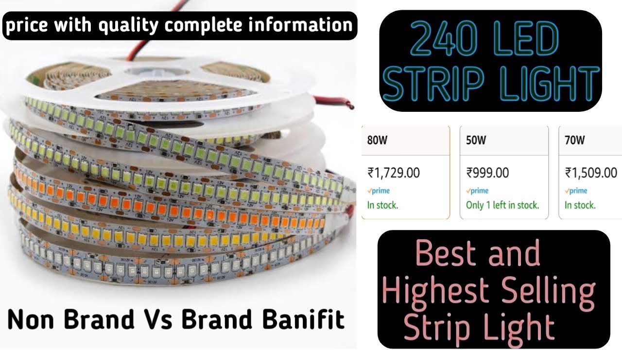 Highest selling strip light high brightness best price | perfect strip light for ur profile lighting