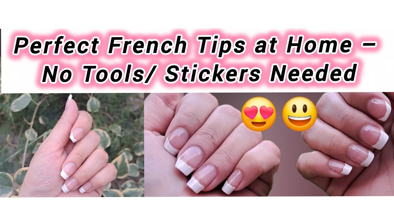 How To Do French Manicure at Home | Easy Beginner-friendly Tutorial 💅 #nails #nailart 