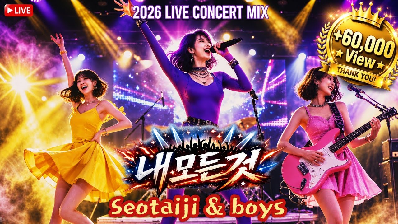 🎵 내 모든것 - 서태지와 아이들 (한국어) 2026 LIVE CONCERT MIX (Ai cover) | EnvyMusic. (😱스트레스 확 풀고가요!)