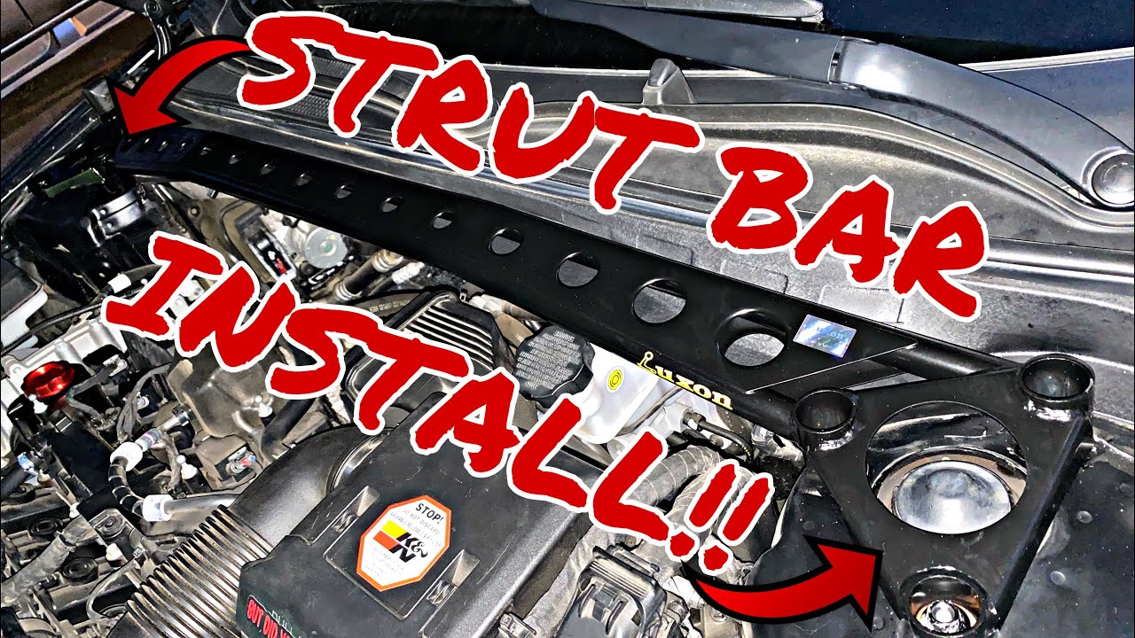 Installing a STRUT BAR!! (Quick + Super Easy!)