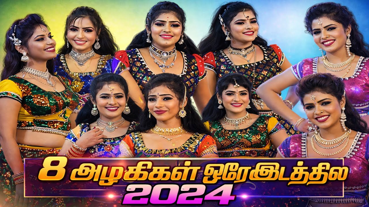 8 அழகிகள் ஒரே இடத்தில் அதிரும் களம் #கரகாட்டம்  #திவ்யா #தனம் #ஜீவா #ஆரோக்கியம் #நிஷாந்தி  #தமிழரசி
