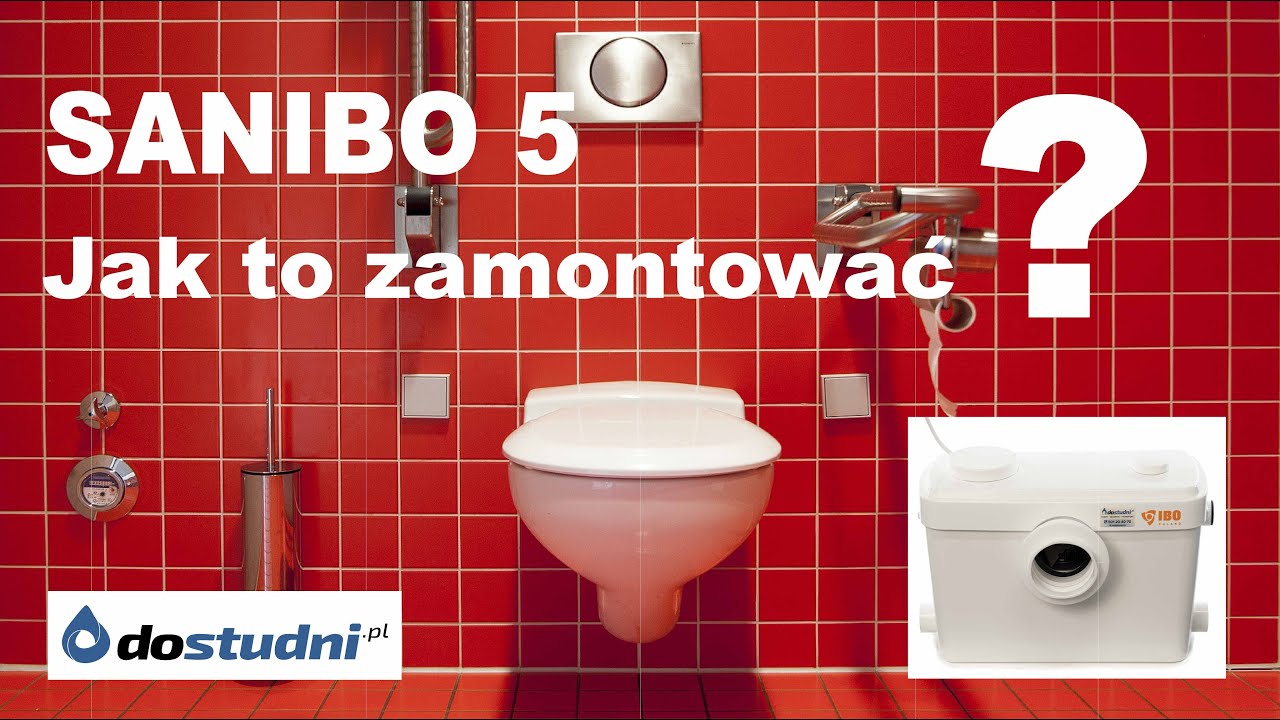 SANIBO 5 – jak to zamontować? Praktyczna instrukcja montażu przepompowni–rozdrabniacza SANIBO 5 IBO.
