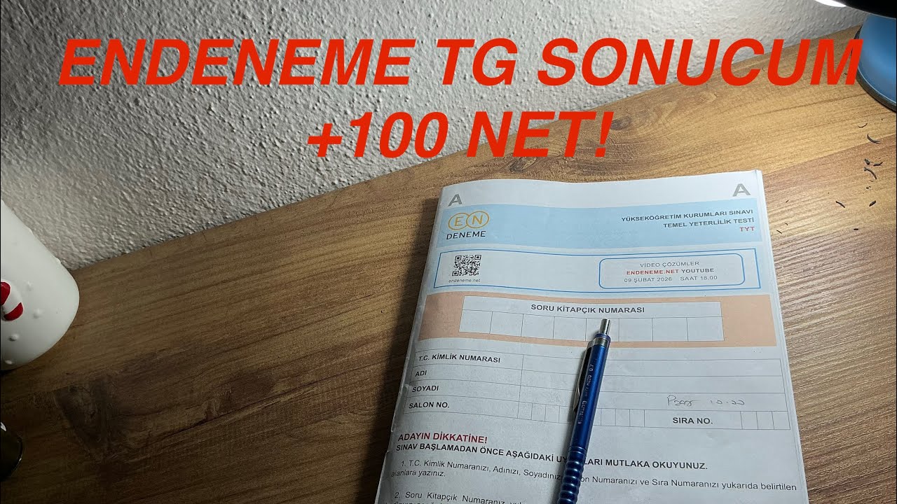 endeneme (345) tyt sonucum ve yorumlarım 