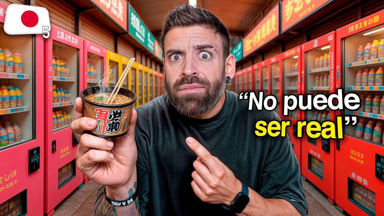 COMIENDO las MÁQUINAS EXPENDEDORAS MÁS RARAS de JAPÓN… ESTO NO PUEDE SER REAL!