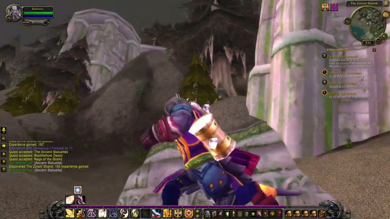 (WOW Lets Play No Commentary) World of Warcraft Mist of Pandaria, Drenai Paladin, 1 hr, Ep. 10