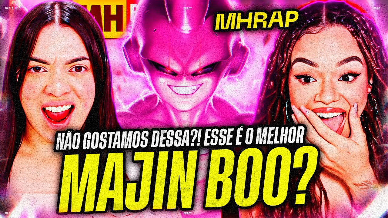 MHRAP: Tipo KID BOO 😈 | (Dragon Ball) 𝓜 | Vick e Nat [REACT]