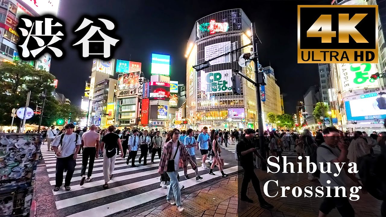 【4K東京街歩き】Shibuya Crossing Walk | 渋谷スクランブル交差点を街歩き Vlog in Tokyo