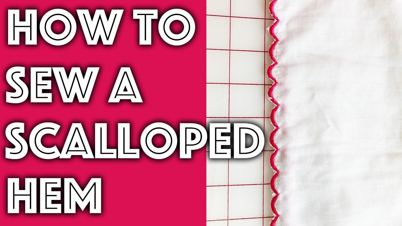How to Sew a Scalloped Hem | Sew Anastasia