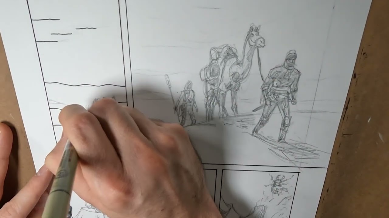 Draw/Process E1: Drawing a comic book page