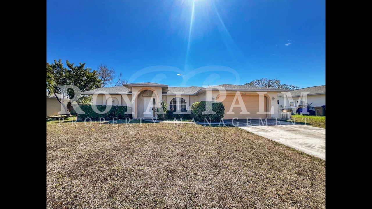 Cape Coral Homes for Rent 3BR/2BA by Cape Coral Property Management