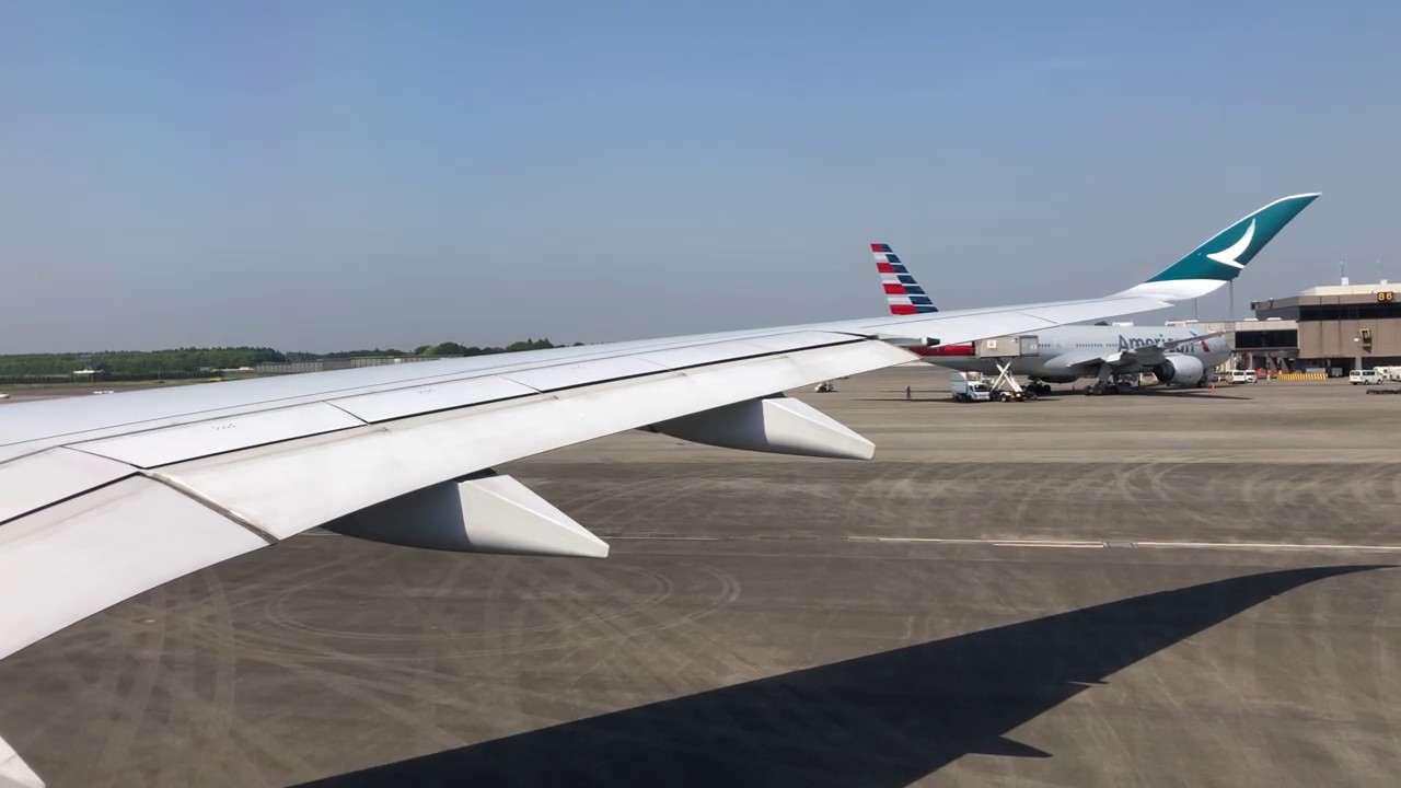 Cathay Pacific A350-900 | Pushback, Taxi and Takeoff from Tokyo Narita