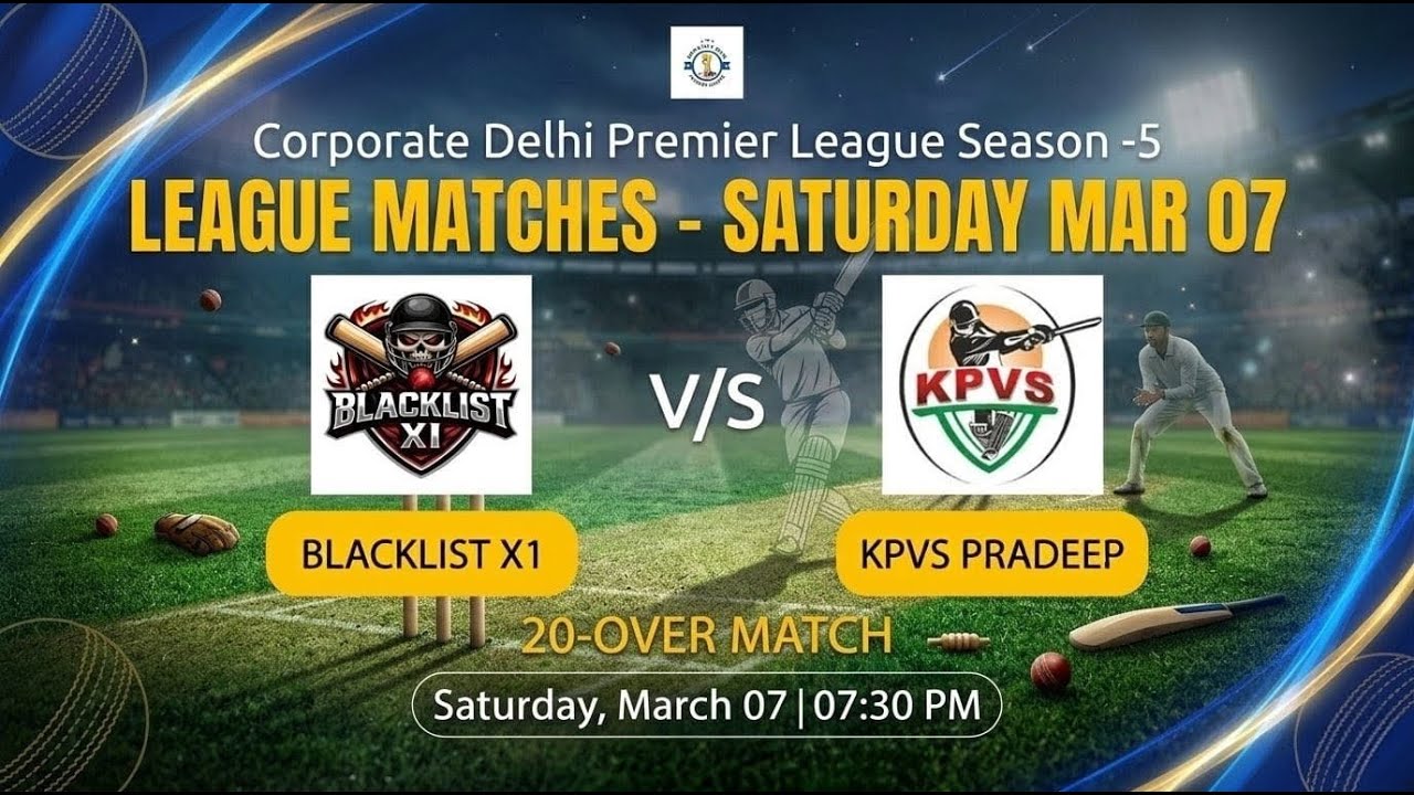Blacklist XI Vs KPVS Pradeep Bhardwaj