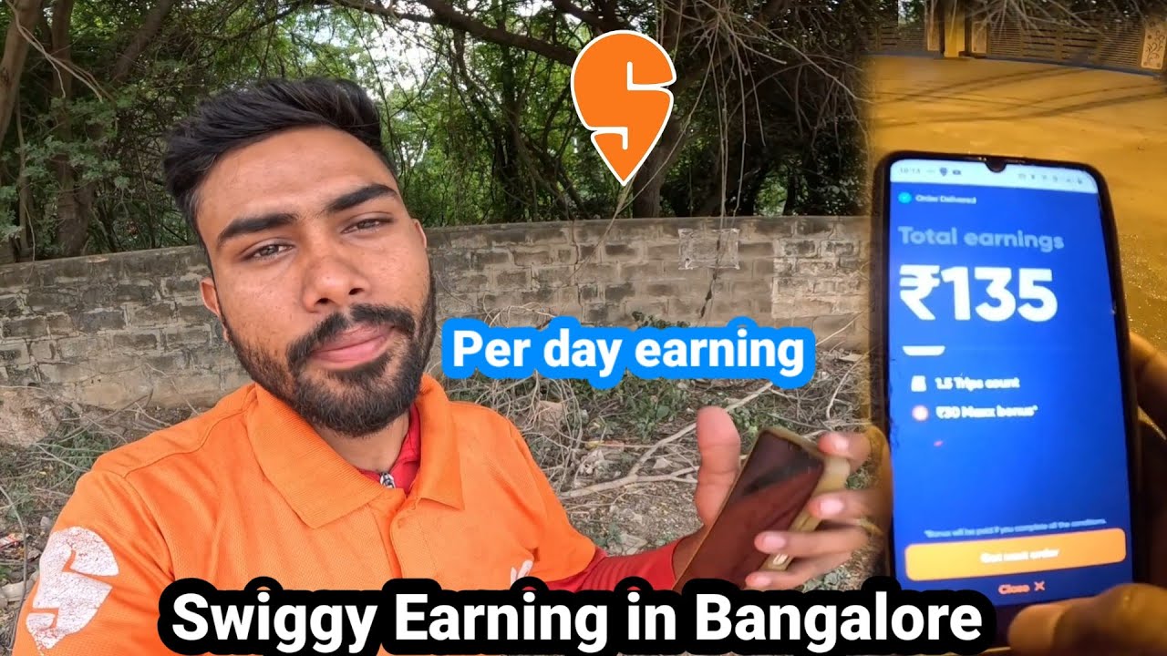 Swiggy Food delivery job in Bangalore || Full time Swiggy earning 💪