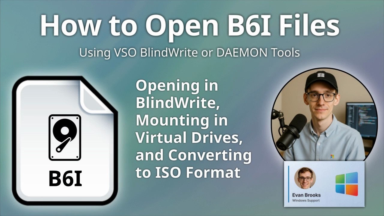 Как открыть файлы B6I (образ диска BlindWrite 6)