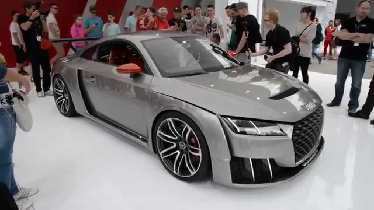 Audi TT clubsport turbo concept Throttles Up on Stand at Worthersee 2015