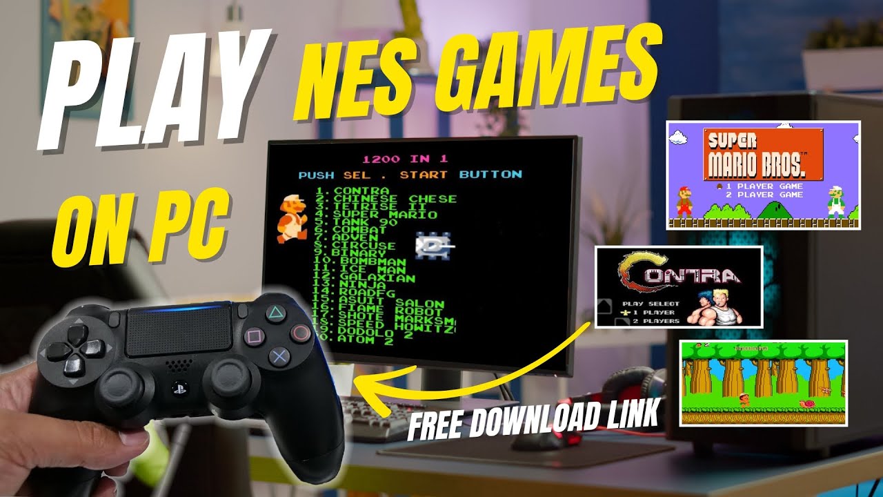 How to Play NES Games on Windows PC | Best NES Emulator Mesen Tutorial 2025