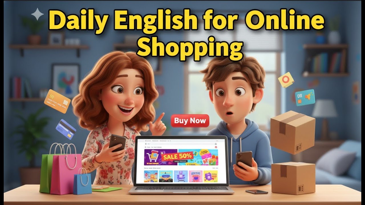 🛒 Daily English for Online Shopping | Real-life English Conversation for Beginners | SpeakUp English
