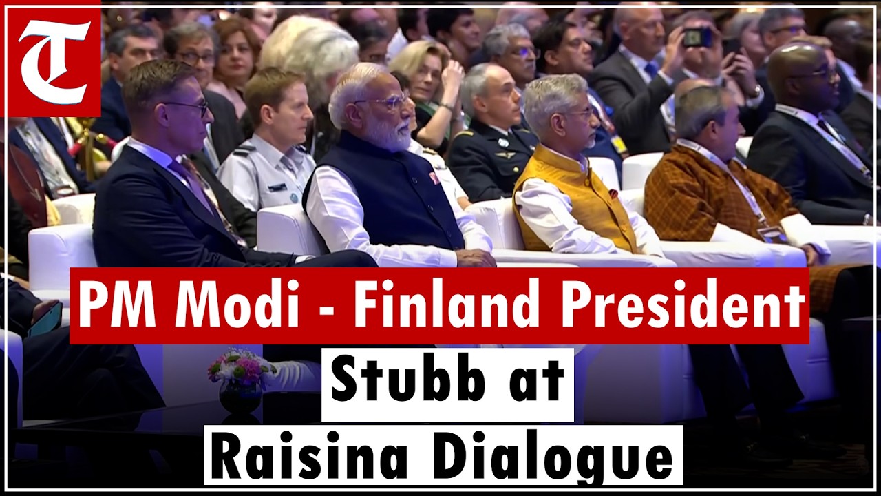 LIVE: PM Modi, President Alexander Stubb of Finland participate in Raisina Dialogue