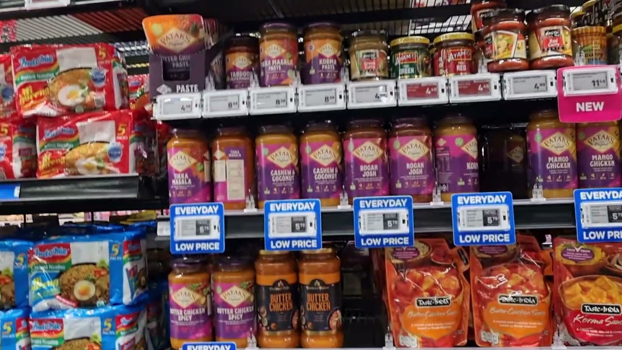 Visiting Mum. Small town New Zealand. Shopping New World Supermarket 