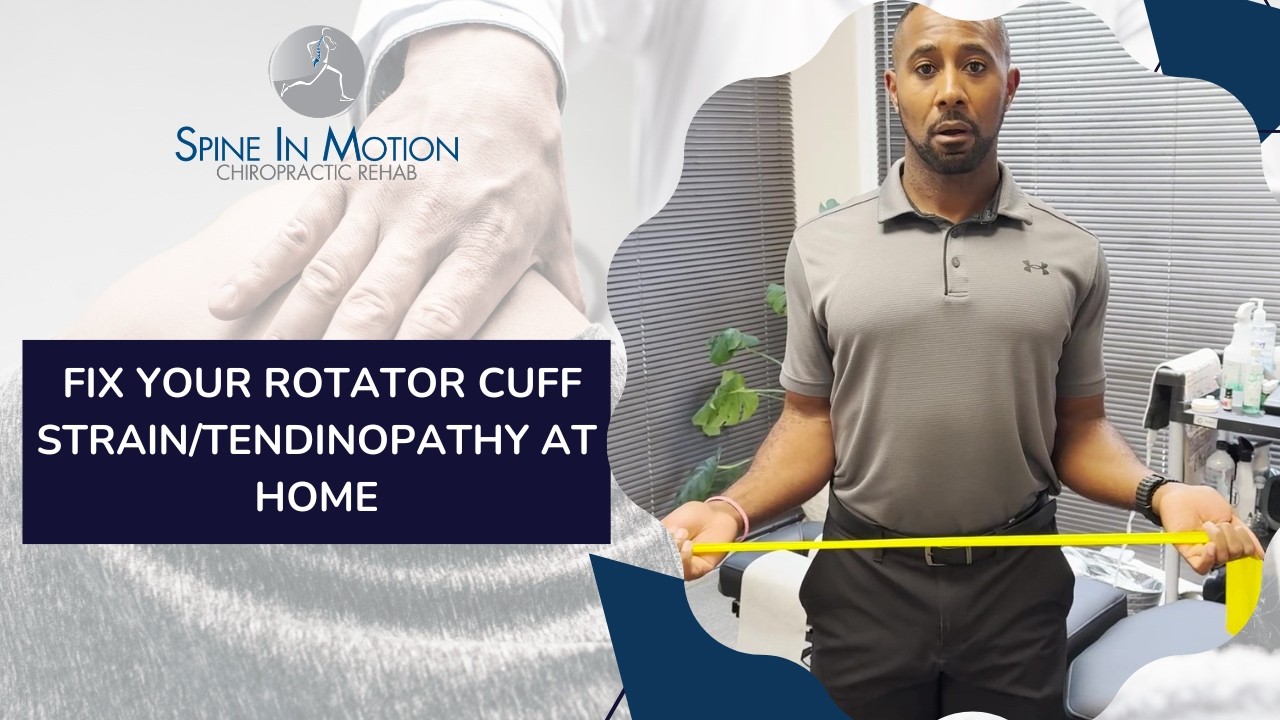 Fix your rotator cuff strain/tendinopathy at home / San Antonio, Texas Chiropractor