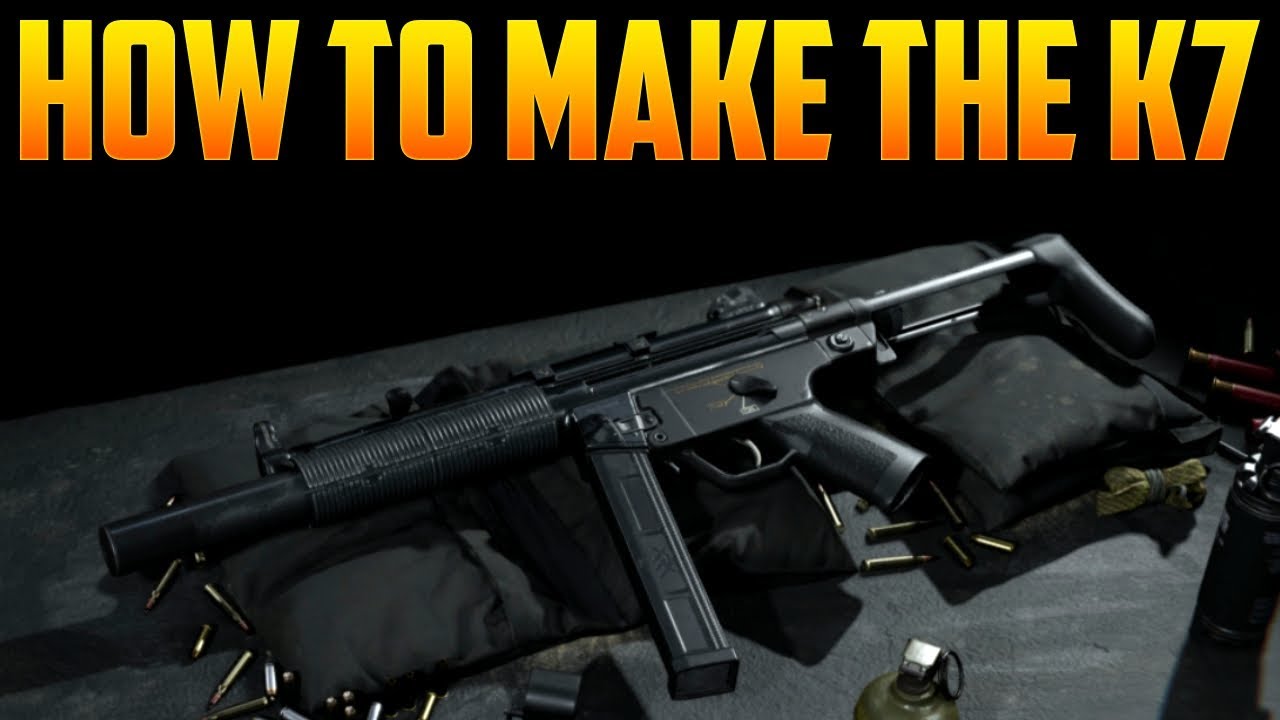 Modern Warfare | How to make the K7 from COD GHOSTS [MP5 Blueprint] *SECRET WEAPONS*
