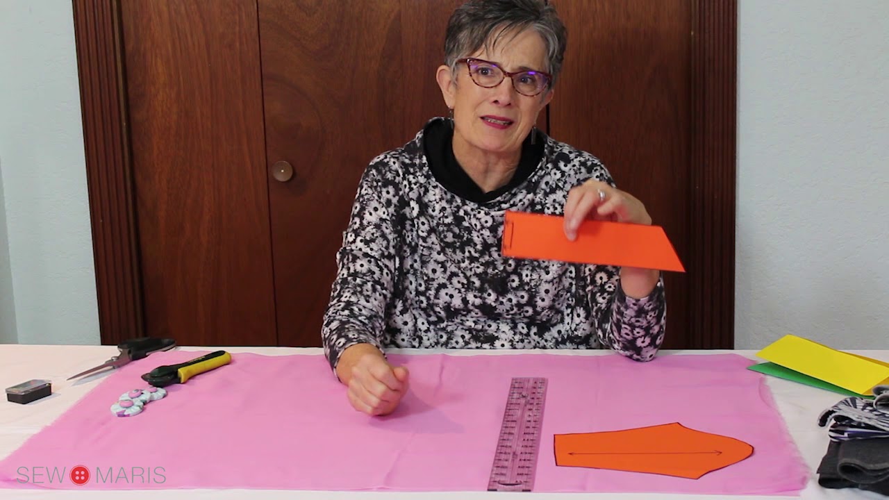 How to lay out sewing patterns properly