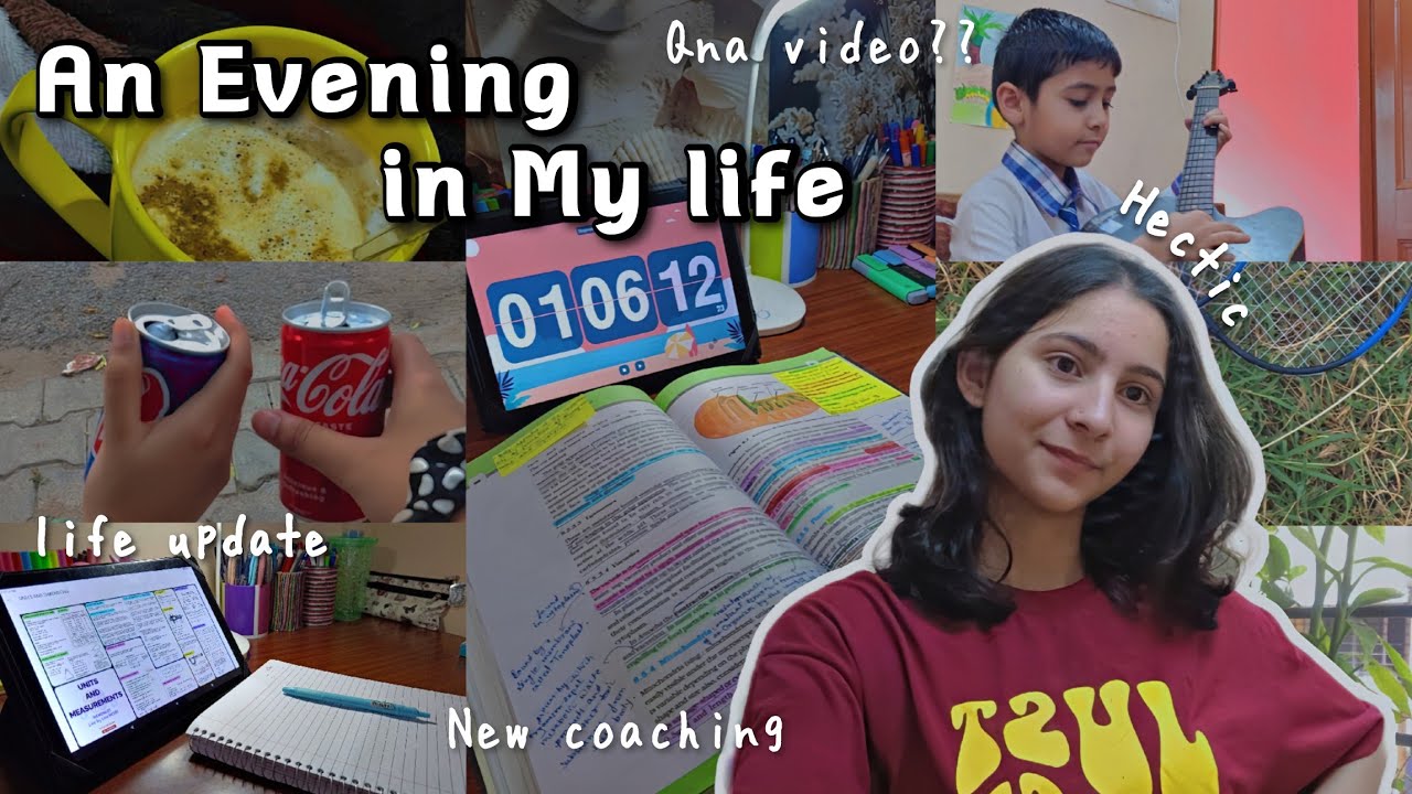 An Evening In my life 📚 Revising all subjects ✨ life update & New Coaching ||Himani Sharma