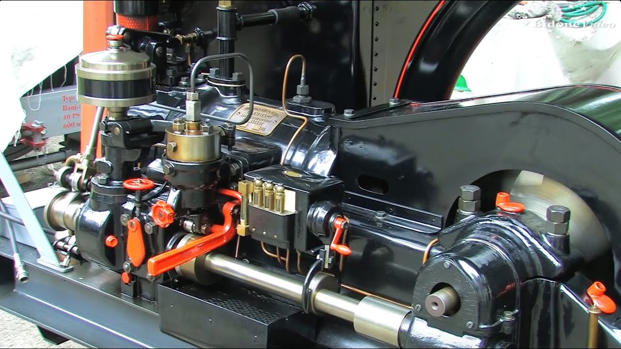 Modaag D4 Bj28 12PS 280U Stationärmotor - Stationary Engine