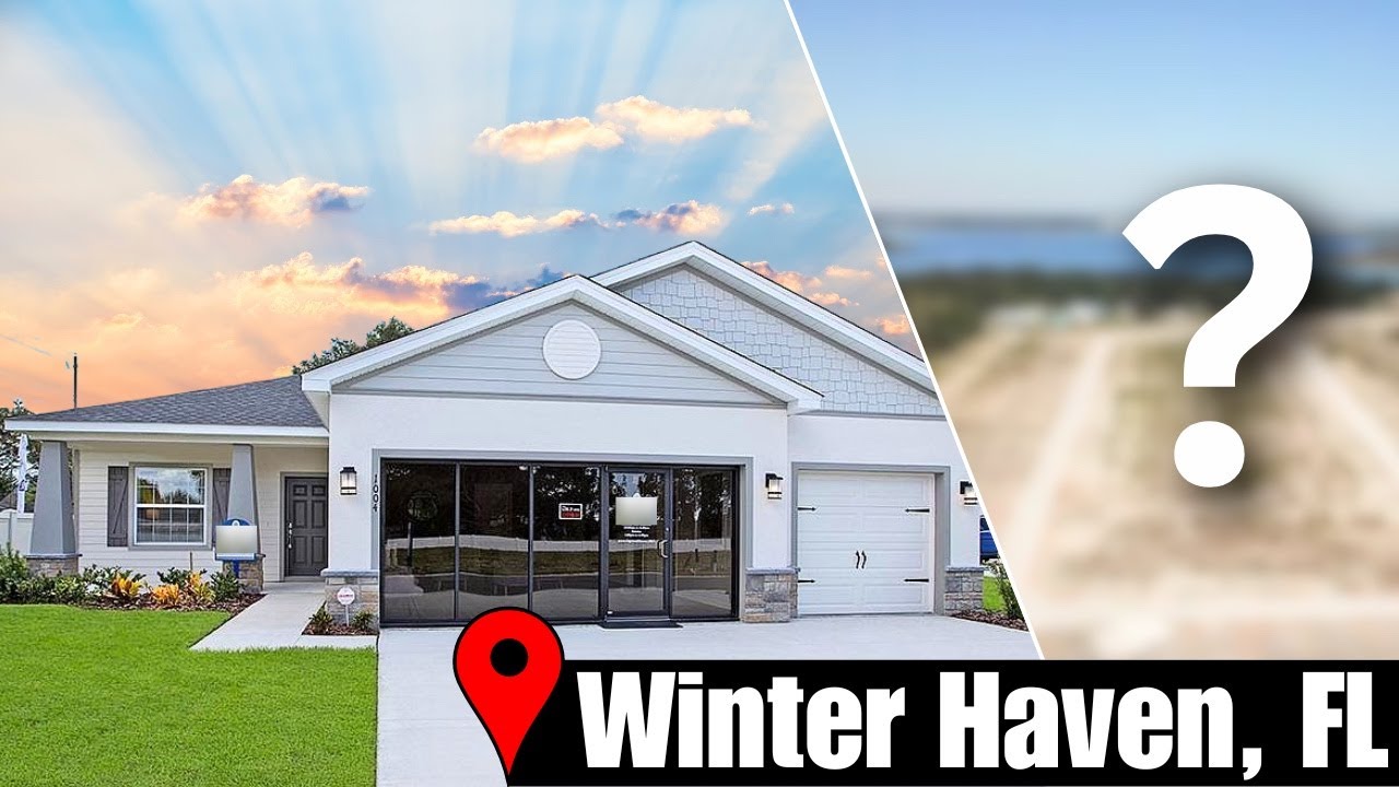 HUGE lots - 3 car garage - WInter Haven Florida... Community breakdown and Home Tour