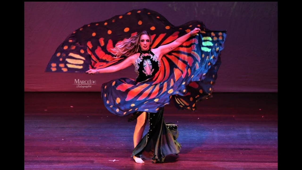 Núcleo Tendas- Dança do ventre Véu wings borboleta- A Lenda 2018