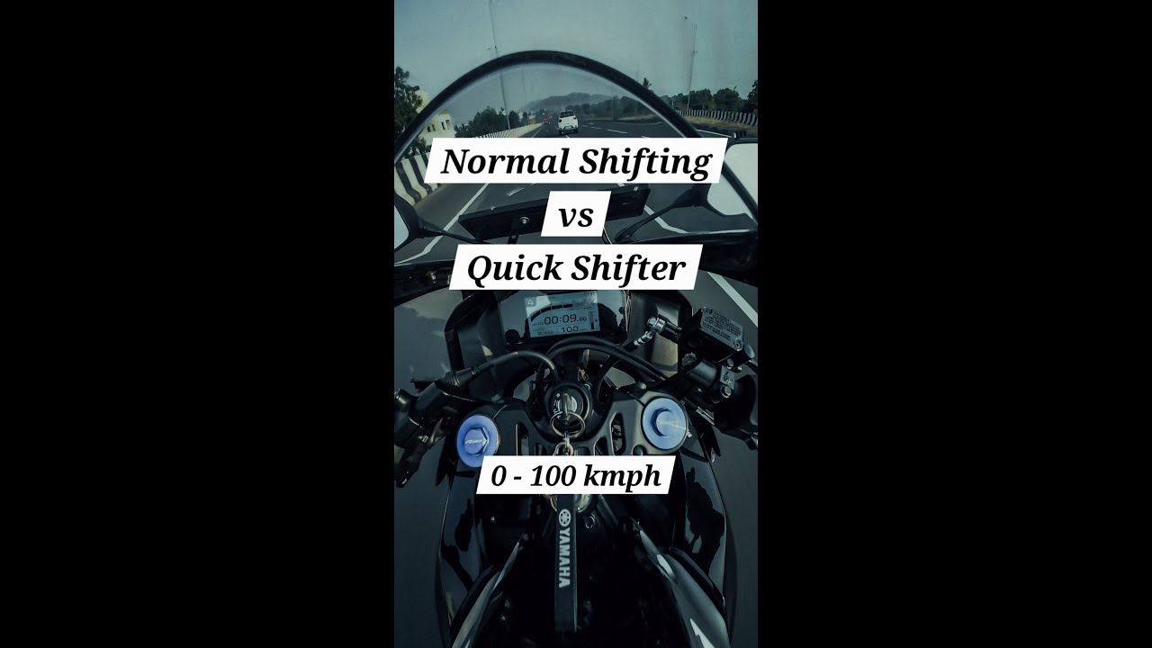 R15M Quick Shifter vs Normal Shifting #r15m #quickshifter #speed