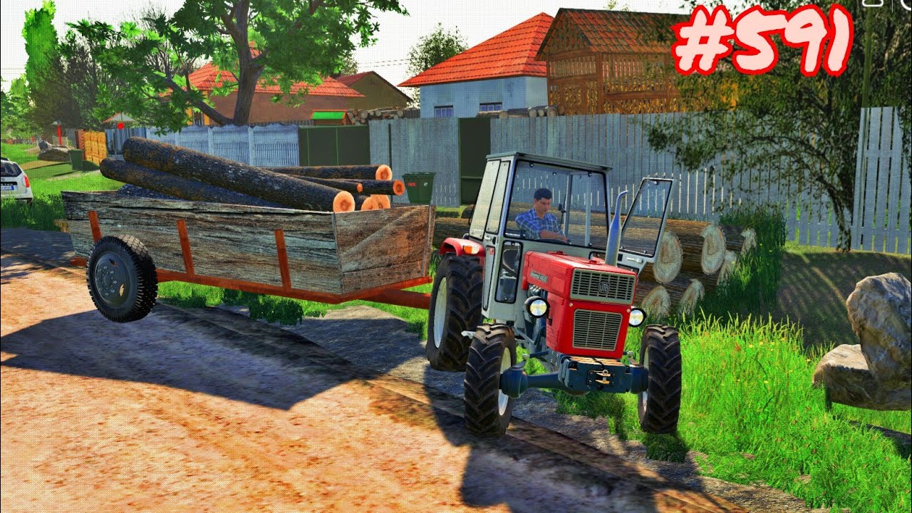 Roleplay pe Dumesti///AM VÂNDUT O CĂRUȚĂ CU LEMNE[EP591]-Farming Simulator 19